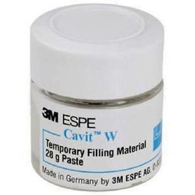 3M ESPE Cavit-W Single Jar - White (Medium) Temporary Filling Material - Self-Cure, 28g 3M ESPE Cavit-W Single Jar - White (Medium) Temporary Filling Material - Self-Cure, 28g